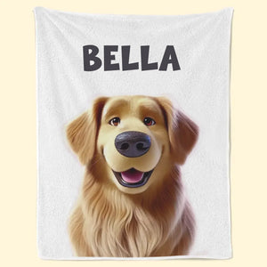 Chaque regard s'accompagne d'une file d'attente qui remue – Couverture personnalisée chiens & chats – Cadeau pour propriétaires et amoureux des animaux