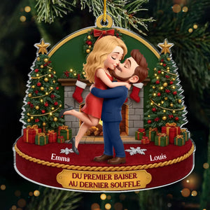 Ornement Acrylique Personnalisé – Cadeau D'Anniversaire, De Noël Et De Mariage Pour Mari Et Femme, Pour Lui Et Pour Elle – Ensemble, Toujours Dans La Joie