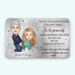 Carte Portefeuille En Aluminium Personnalisée – Cadeaux Personnalisés D'Anniversaire Et De Mariage Pour Mari Et Femme, Pour Lui Et Pour Elle – Ton Nom Est Le Seul Qui Rassure Mes Silences