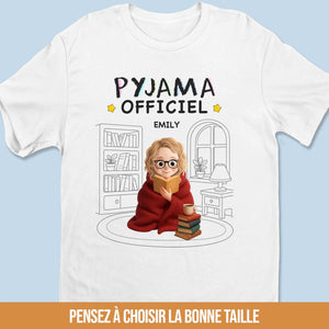 T-shirt Unisexe, T-shirt Premium, Hoodie Personnalisé – Cadeaux De Noël Et D’Anniversaire Personnalisés Pour Amoureux Des Chiens Et Des Chats, Parents De Chiens, Parents De Chats – Mes Pyjamas Officiels
