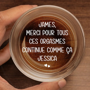 Verre À Whisky Personnalisé – Cadeaux D’Anniversaire Et De Mariage Pour Mari Et Femme, Pour Lui Et Pour Elle, Amoureux De Vin, Bourbon Et Whisky – Juste Toi Et Moi