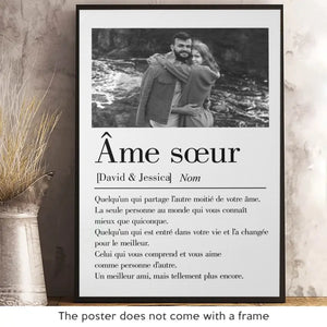 Affiche Verticale Personnalisée – Cadeaux D’Anniversaire, De Noël Et De Mariage Pour Mari Et Femme, Pour Lui Et Pour Elle – Je Suis Ta Preuve Que Les Bonnes Surprises Existent