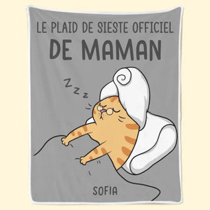 Couverture Personnalisée - Cadeau Pour Les Propriétaires D'animaux Et Les Amoureux Des Animaux, Grand-mère, Maman - Couverture De Sieste Officielle