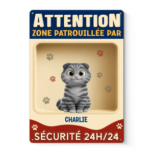 Panneau Métallique Personnalisé Pour La Décoration De La Maison – Cadeaux D’Anniversaire Personnalisés Pour Amoureux Des Chiens, Papa Et Maman De Chien – Entrez À Vos Risques Et Périls