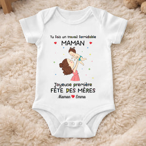 Body Bébé Personnalisé – Cadeau Pour La Première Fête Des Mères - Déjà Tant D’Amour
