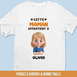 T-Shirt Unisexe Personnalisé – Cadeau Pour Maman, Mamie – Notre Plus Belle Histoire