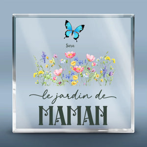Plaque Acrylique Carrée Personnalisée – Cadeau Pour Mamie, Maman – Un Amour Qui Résiste Au Temps