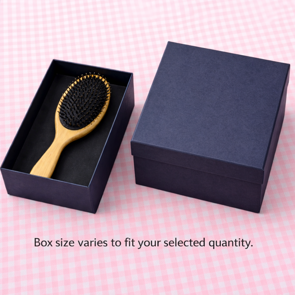 Boîte cadeau pour brosse à cheveux