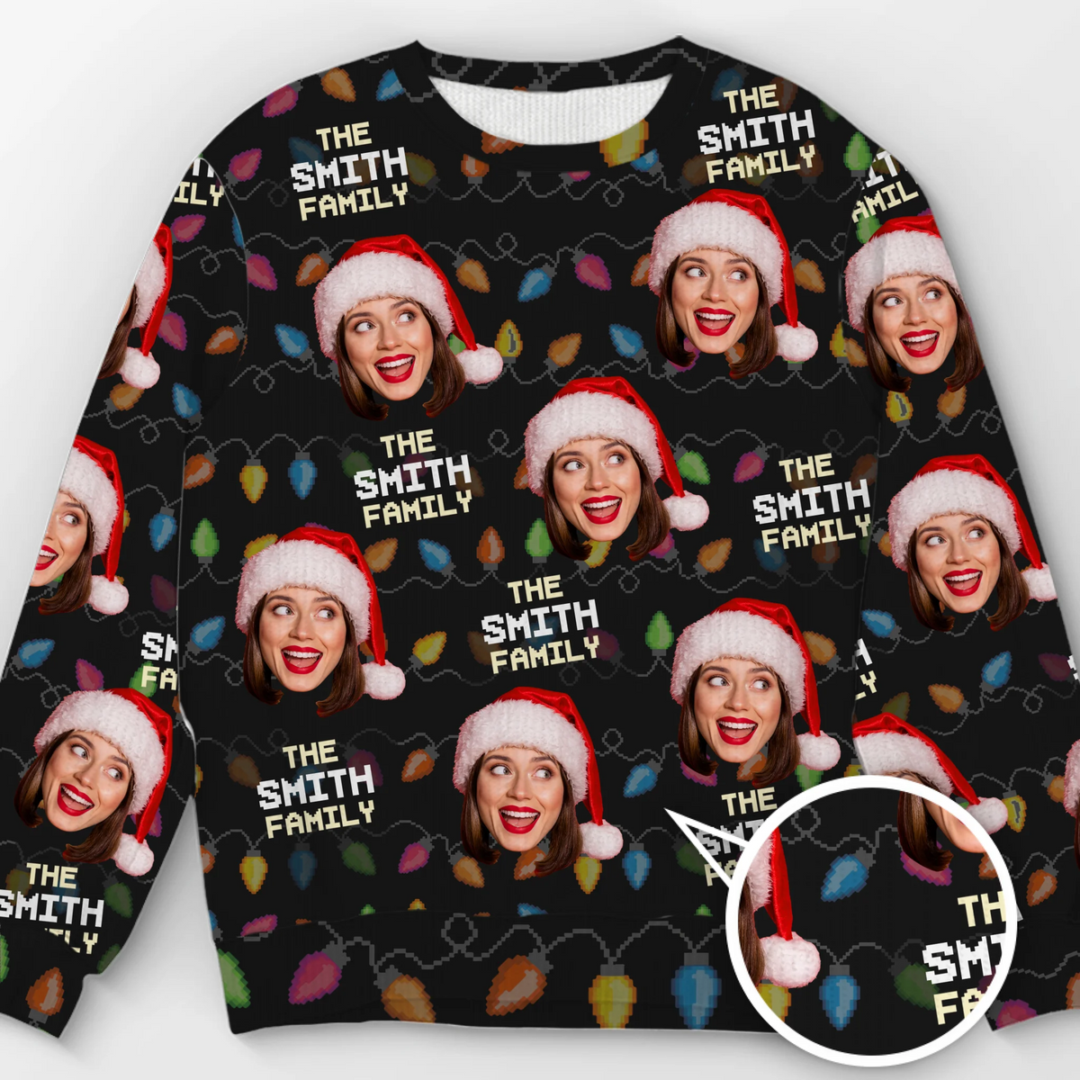 Noël est un moment pour se retrouver en famille – Sweatshirt personnalisé pour la famille – Pull en laine unisexe – Cadeau de Noël pour les membres de la famille