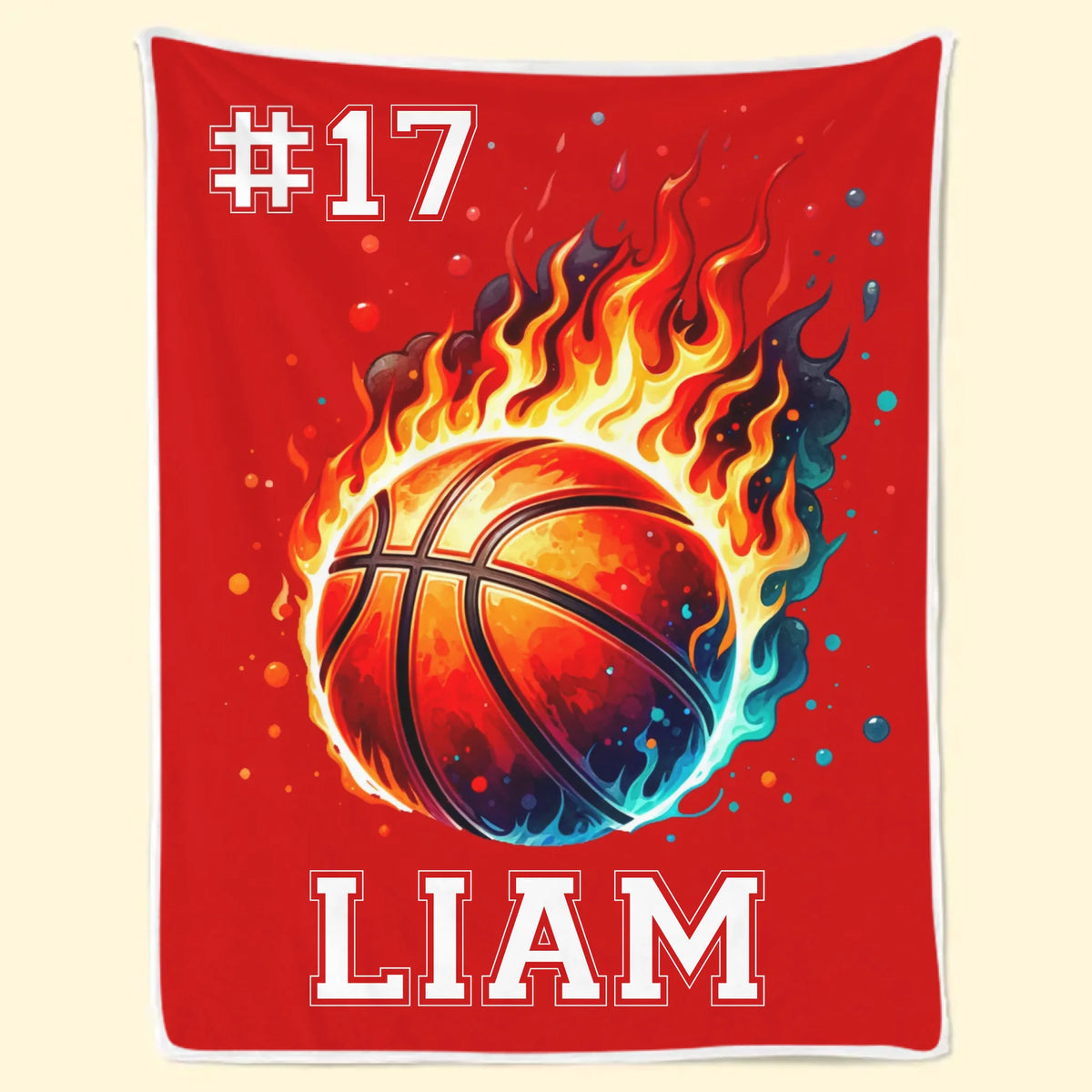 Bring the Heat – Couverture personnalisée – Cadeau pour amateurs et joueurs de sport