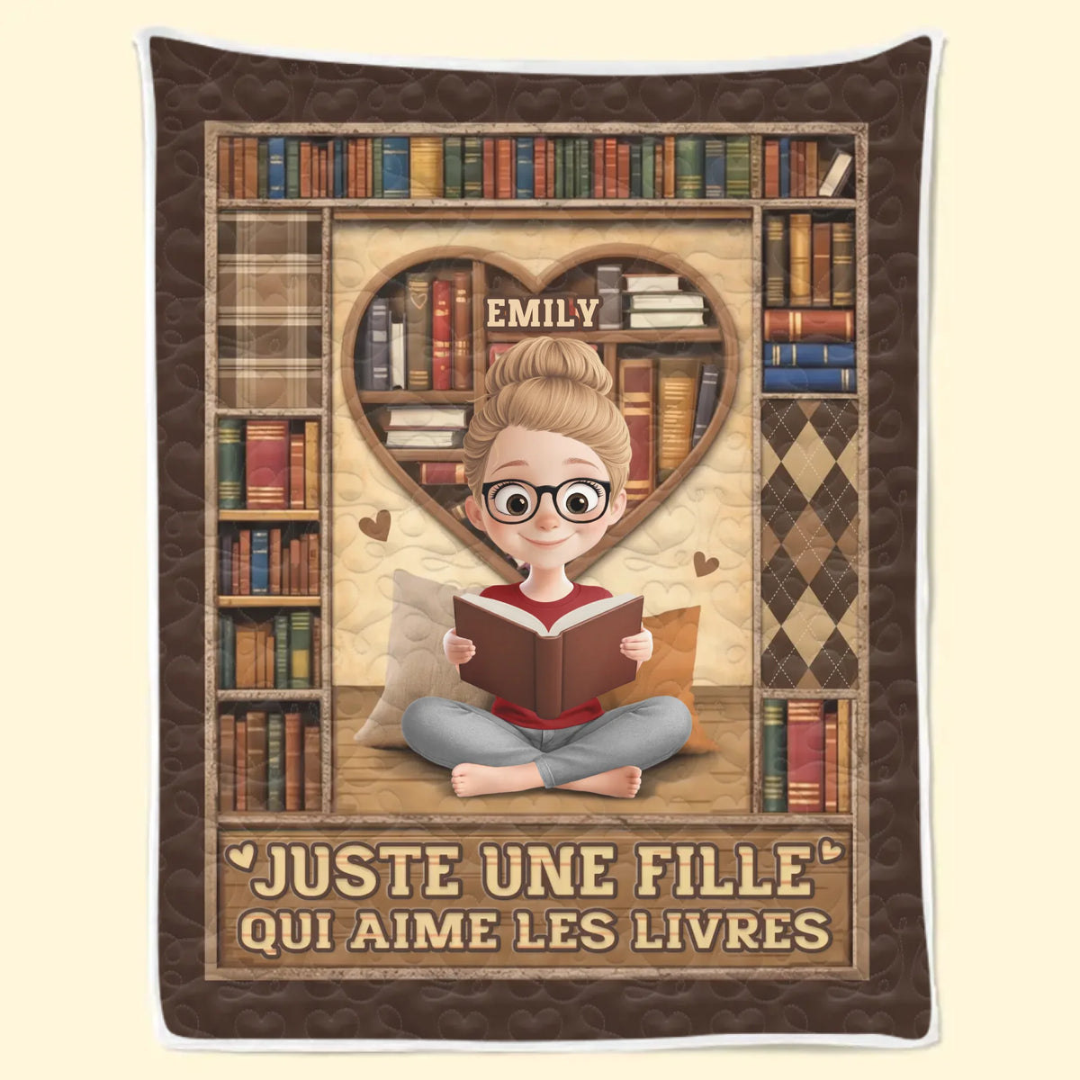 Couverture Personnalisée - Cadeaux Pour Amoureux Des Livres, Rats De Bibliothèque, Lecteurs - La Magie Des Livres Ne S’Éteint Jamais