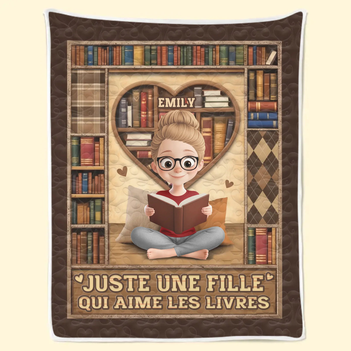 Couverture Personnalisée - Cadeaux Pour Amoureux Des Livres, Rats De Bibliothèque, Lecteurs - La Magie Des Livres Ne S’Éteint Jamais