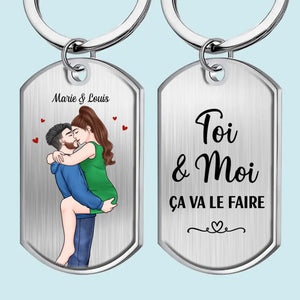 Porte-Clés Personnalisé – Cadeaux Personnalisés D'Anniversaire Et De Mariage Pour Mari Et Femme, Lui Et Elle – Chaque Instant Avec Toi Est Un Trésor