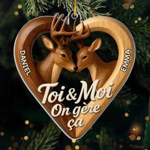 Ornement Acrylique Personnalisé – Cadeau D’Anniversaire, De Noël Et De Mariage Pour Mari Et Femme, Pour Lui Et Pour Elle – Tu Es Ma Plus Belle Prise