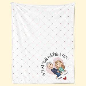 Couverture Personnalisée – Cadeaux D'Anniversaire, De Noël Et De Mariage Pour Mari Et Femme, Pour Lui Et Pour Elle – Chaque Hiver Est Plus Beau À Tes Côtés