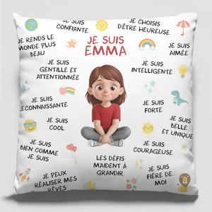 Coussin Personnalisé – Cadeaux D’Anniversaire Personnalisés Pour Besties, Sœurs, BFF, Famille Et Vous-Même – Trouver Ma Force Dans Ma Propre Lumière