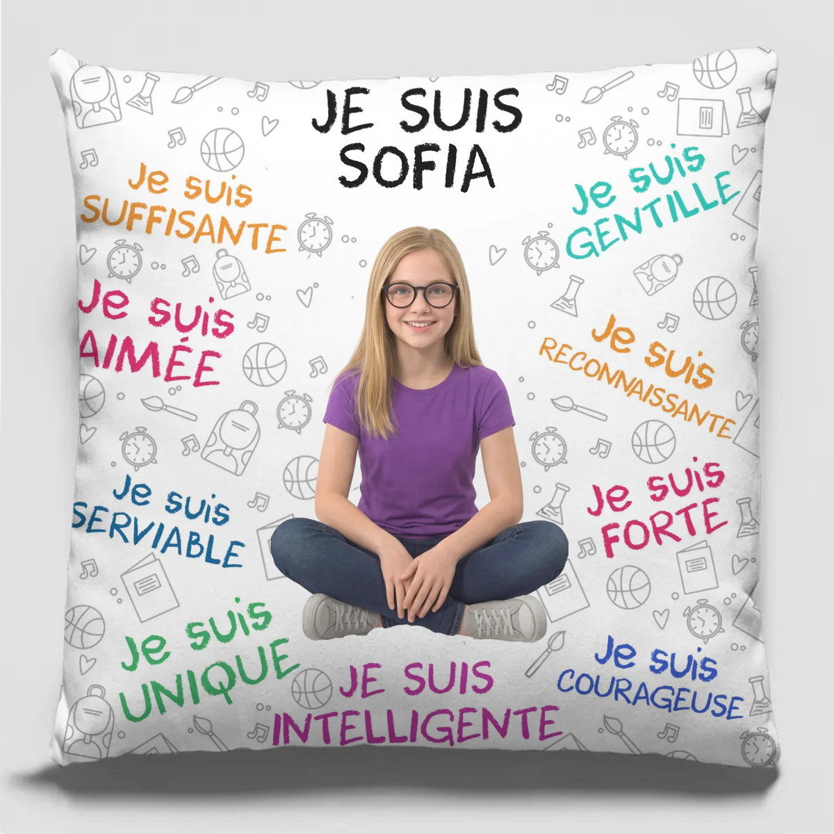 Coussin Personnalisé – Cadeaux D’Anniversaire Personnalisés Pour Besties, Sœurs, BFF, Famille Et Vous-Même – Lire Est Ma Façon De Rêver Les Yeux Ouverts