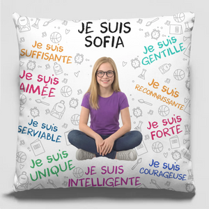Coussin Personnalisé – Cadeaux D’Anniversaire Personnalisés Pour Besties, Sœurs, BFF, Famille Et Vous-Même – Lire Est Ma Façon De Rêver Les Yeux Ouverts