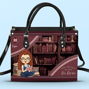 Sac À Main En Cuir Personnalisé – Cadeaux De Noël Personnalisés Pour Amoureux Des Livres, Rats De Bibliothèque Et Lecteurs – Encore Un Seul Chapitre