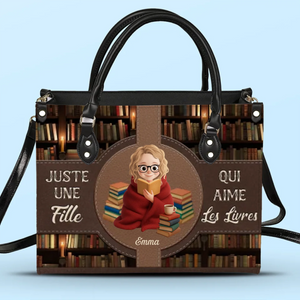 Sac À Main En Cuir Personnalisé – Cadeaux De Noël Personnalisés Pour Amoureux Des Livres, Rats De Bibliothèque Et Lecteurs – Les Livres Sont Mes Meilleurs Amis
