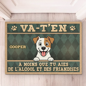Tapis Décoratif Personnalisé Pour La Maison – Cadeaux D’Anniversaire Personnalisés Pour Amoureux Des Chiens, Parents De Chiens – Les Gardiens De La Maison Ont Du Goût