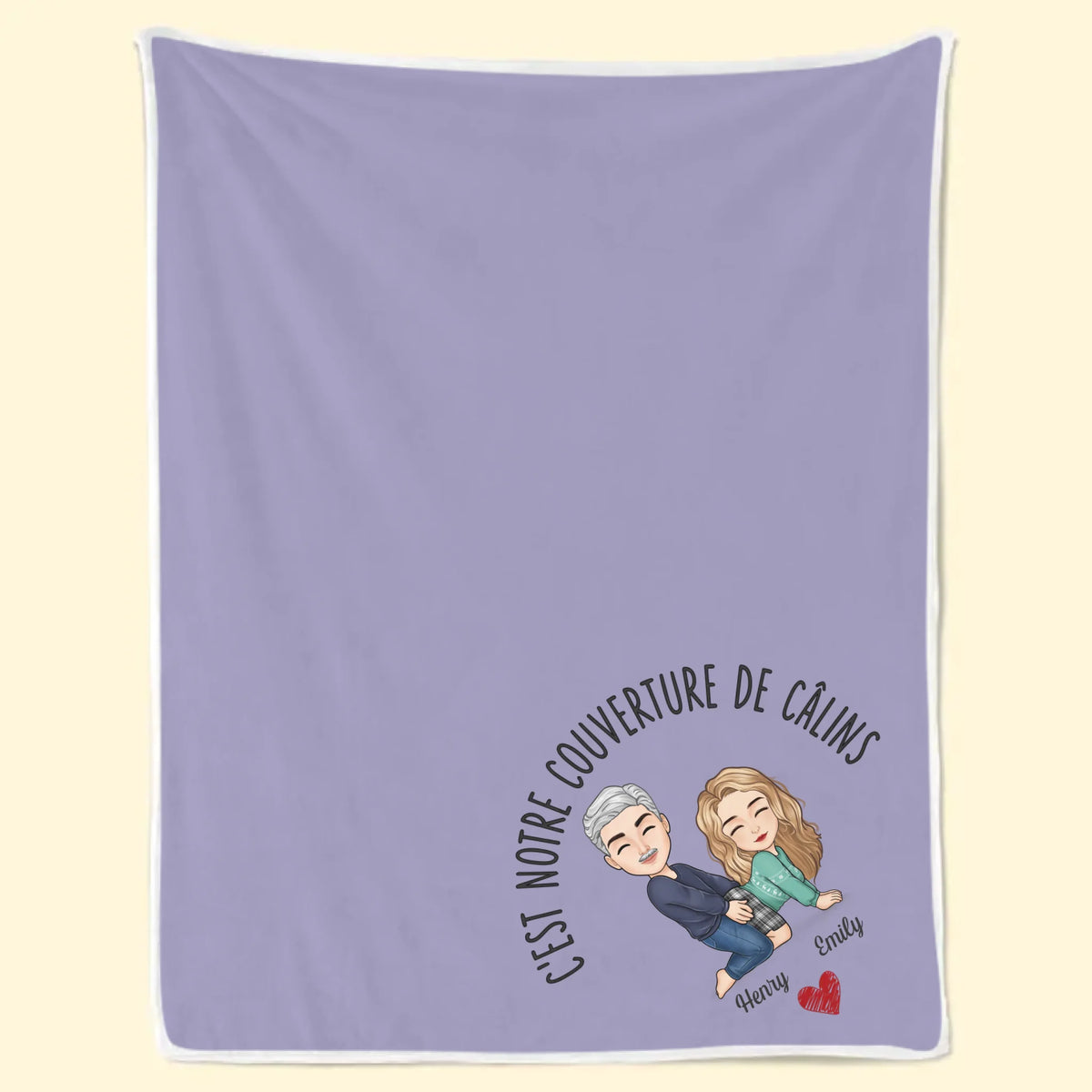 Couverture Personnalisée – Cadeaux D'Anniversaire De Mariage Pour Mari Et Femme – Mon Chapitre Préféré, C'Est Nous