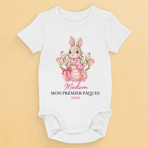 Body Bébé Personnalisé – Cadeau De Pâques Pour Nouveau-Né – Un Petit Amour De Pâques