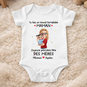 Body Bébé Personnalisé – Cadeau Pour La Première Fête Des Mères - Tout Commence Ici
