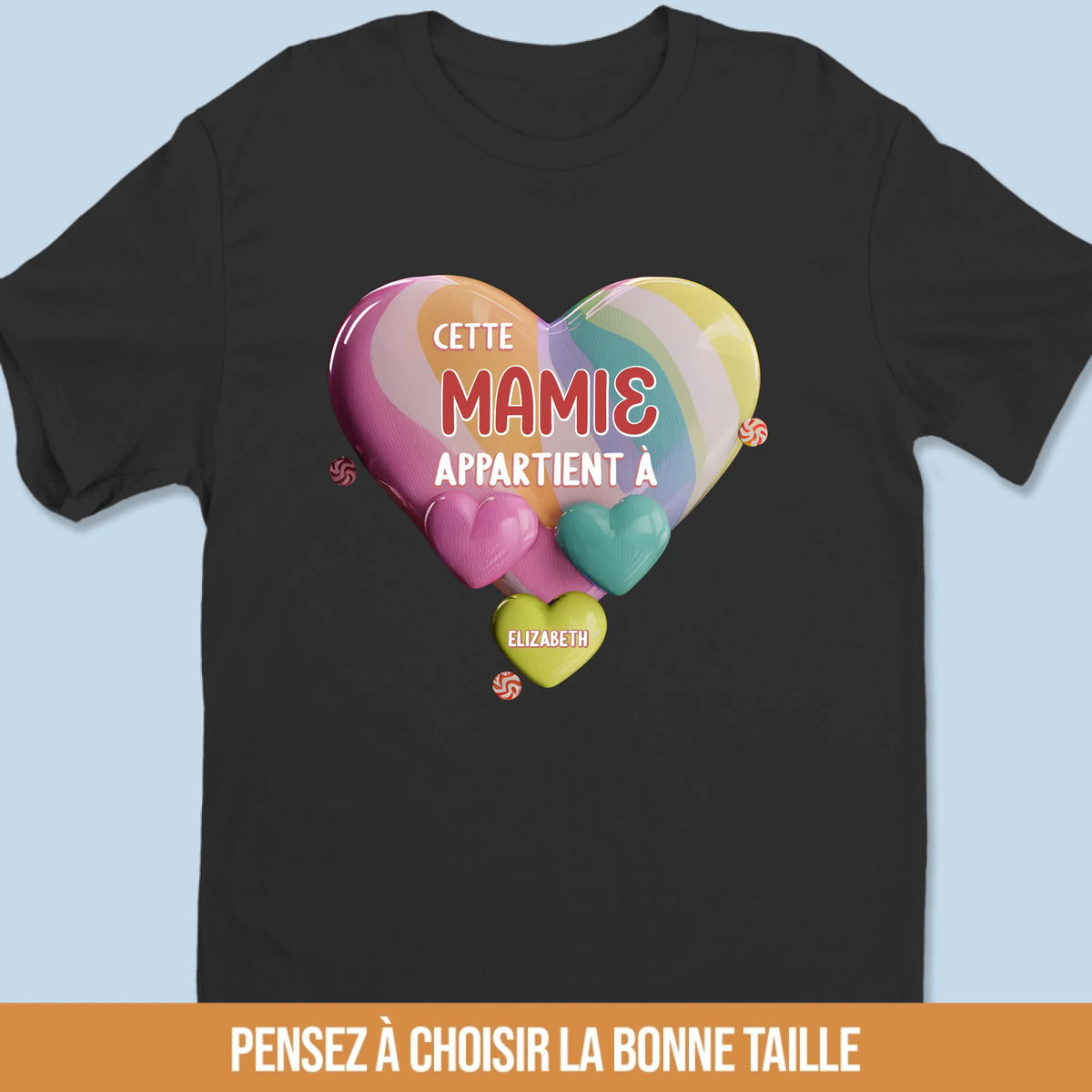 T-Shirt Unisexe Personnalisé – Cadeau Pour Maman, Mamie – Le Début De Tout