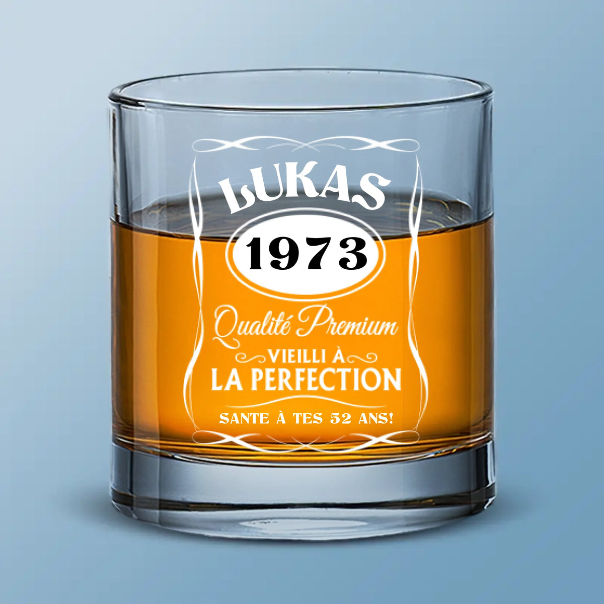 Verre À Whisky Personnalisé – Cadeau D'Anniversaire Personnalisé Pour Papa, Frère, Grand-Père Ou Mari – S'Améliore Simplement Avec Les Années