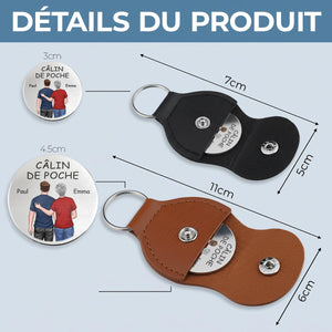 Câlin De Poche Personnalisé – Cadeaux D’Anniversaire Personnalisés Pour Maman, Papa, Fille Et Fils – Un Gage D’Amour, Scellé D’Un Câlin